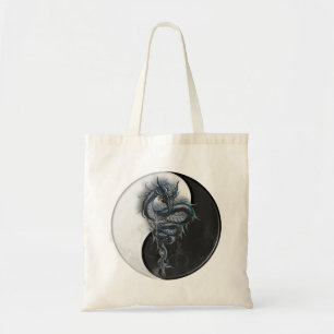 La bolsa de asas china del dragón de Yin Yang