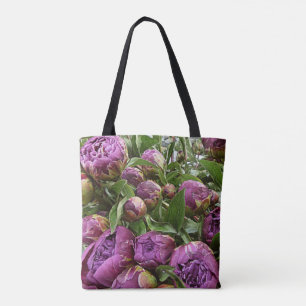 La bolsa de asas clásica púrpura LK de Peonie