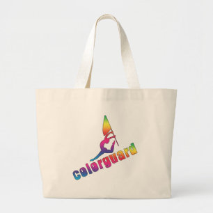 La bolsa de asas colorida del colorguard