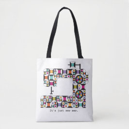 La bolsa de asas colorida del modelo del edredón