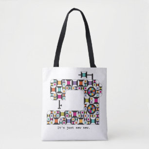 La bolsa de asas colorida del modelo del edredón