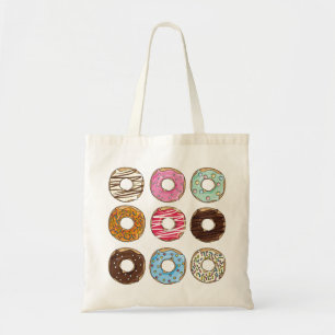 La bolsa de asas colorida deliciosa de los dulces