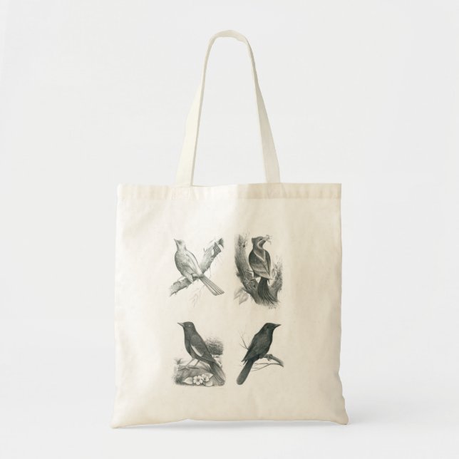 La bolsa de asas con 4 pájaros camboyanos de (Frente)