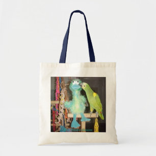 La bolsa de asas con el Amazonas Azul-afrontado