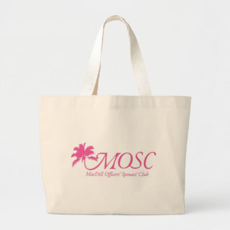 La bolsa de asas con el logotipo rosado