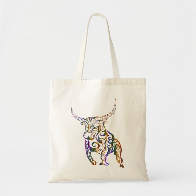 La bolsa de asas con el toro (Frente)