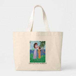La bolsa de asas con la mamá y la hija de Tahitia