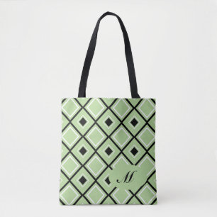 La bolsa de asas con monograma