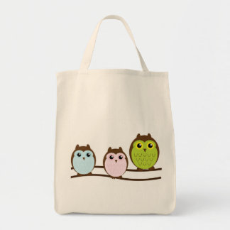 La bolsa de asas de 3 búhos