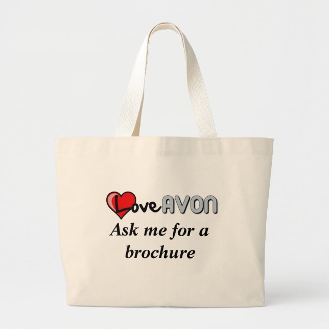 La bolsa de asas de AVON del amor (Frente)