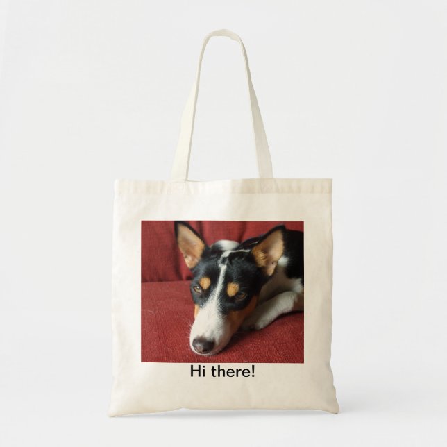 La bolsa de asas de Basenji (Frente)