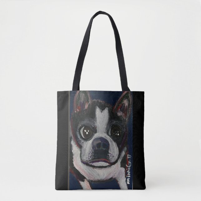 La bolsa de asas de Boston Terrier (Anverso)