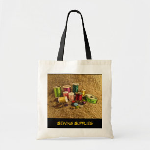 La bolsa de asas de costura de las fuentes