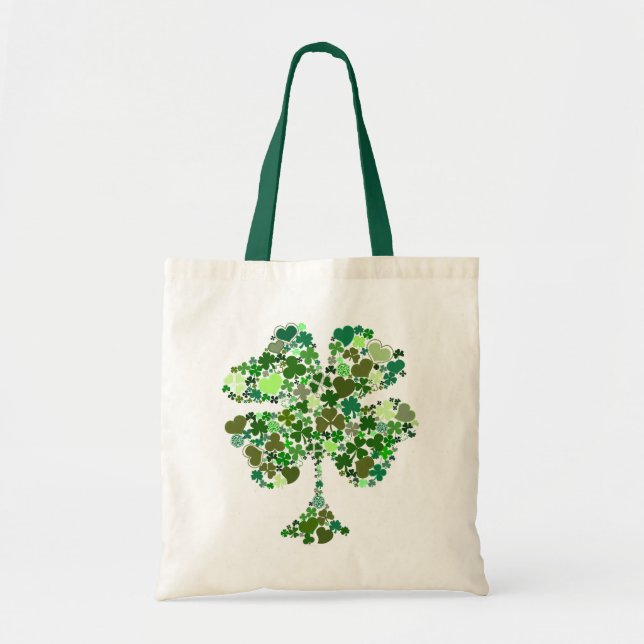 La bolsa de asas de cuatro de la hoja irlandeses (Frente)