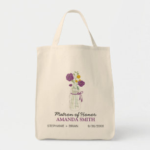 La bolsa de asas de encargo del banquete de boda