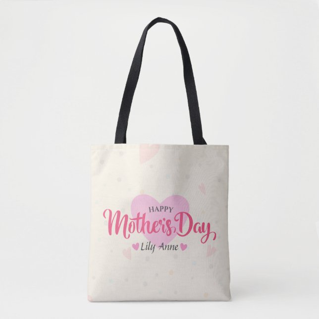 La bolsa de asas de encargo del día de madre (Anverso)