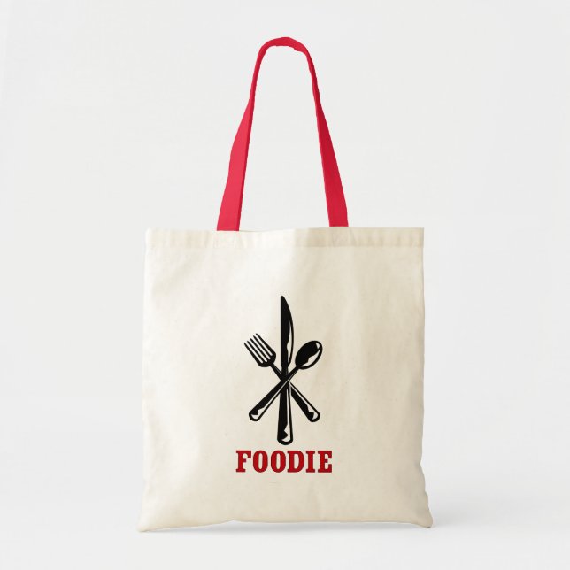 La bolsa de asas de Foodie (Frente)
