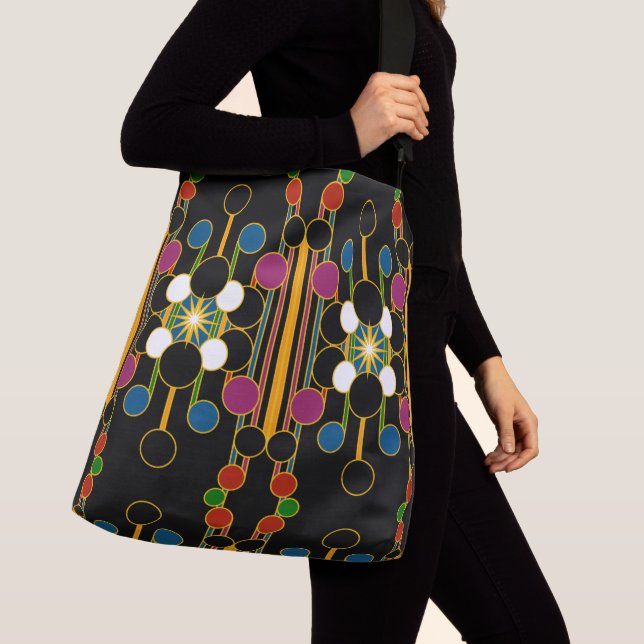 La bolsa de asas de gran tamaño #4 geométrico (Detalle)