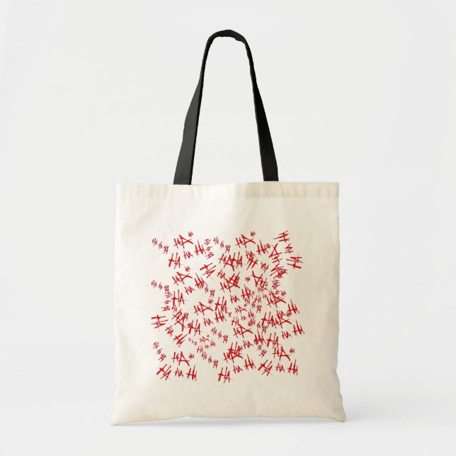 La bolsa de asas de Hahaha de la risa del comodín (Frente)