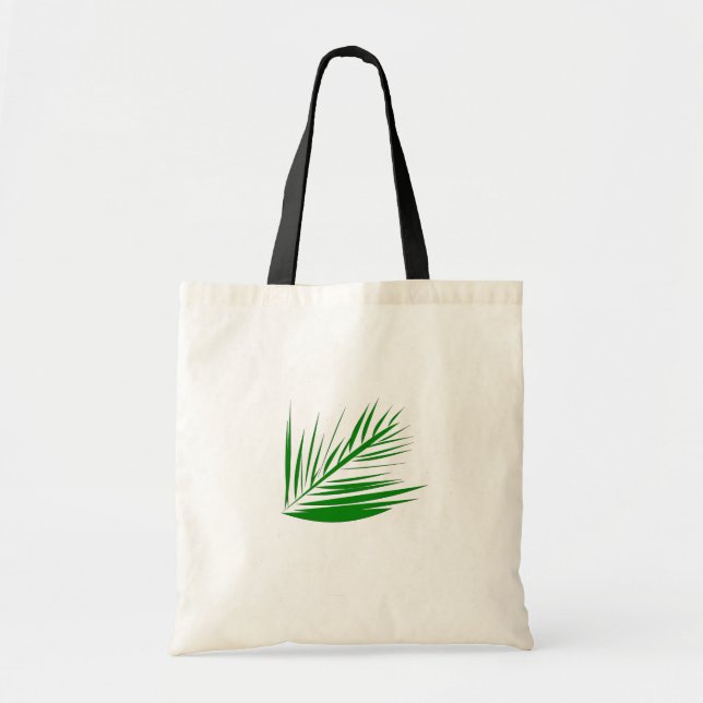 La bolsa de asas de hoja de palma (Frente)