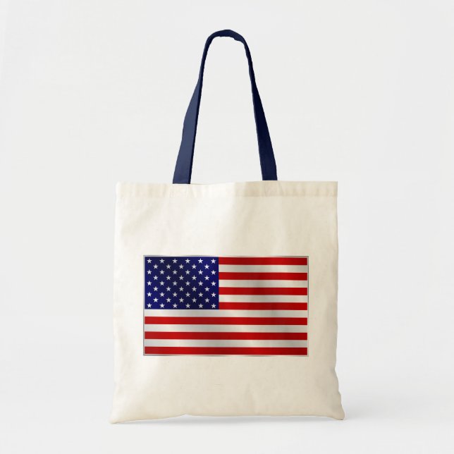 La bolsa de asas de la bandera americana (Frente)