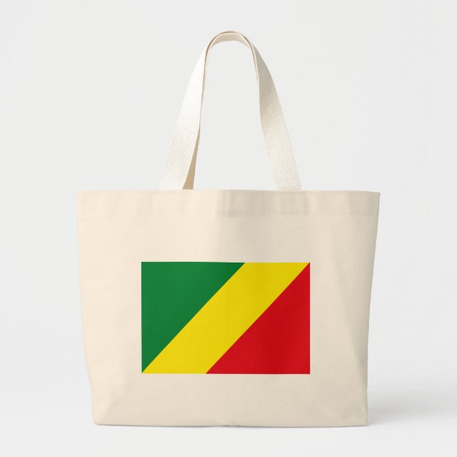 La bolsa de asas de la bandera de Congo (Frente)