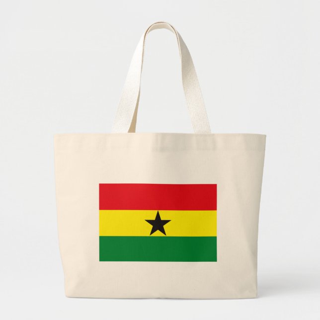 La bolsa de asas de la bandera de Ghana (Frente)