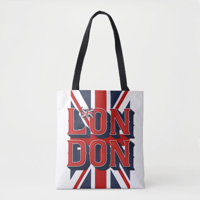 La bolsa de asas de la bandera de Londres (Anverso)