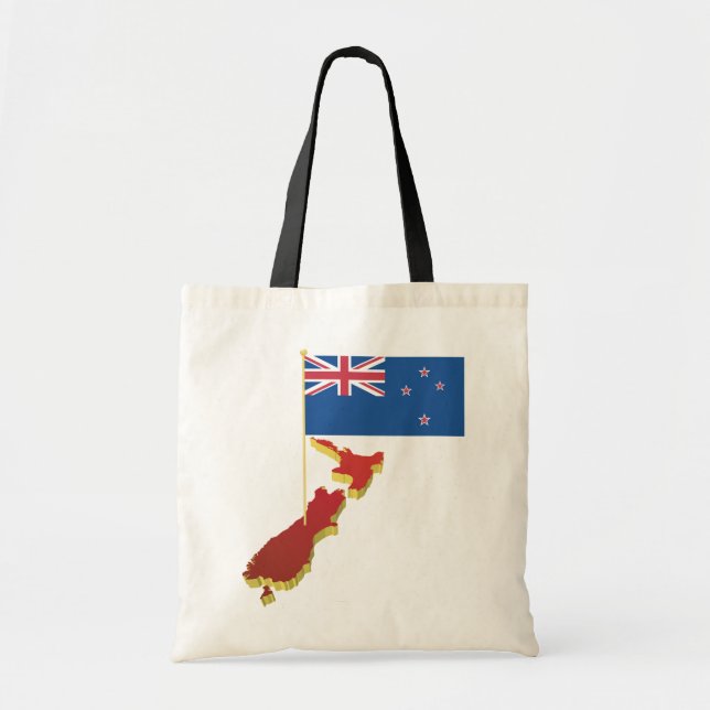 La bolsa de asas de la bandera de Nueva Zelanda (Frente)