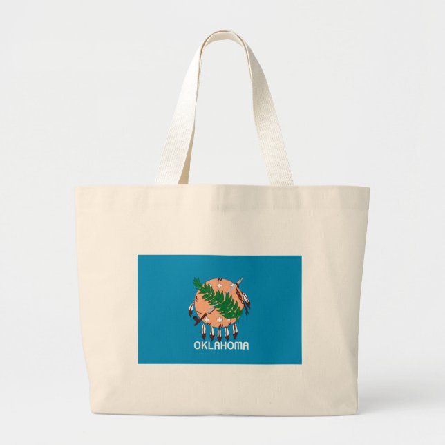 La bolsa de asas de la bandera de Oklahoma (Frente)