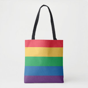 La bolsa de asas de la bandera del arco iris
