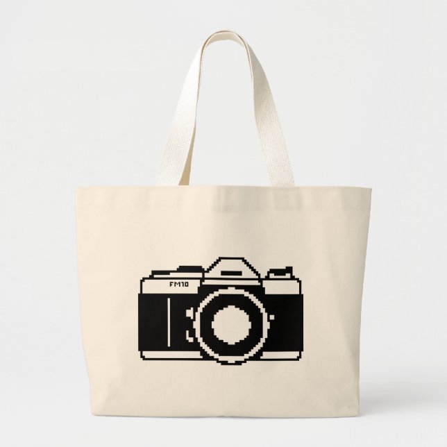 La bolsa de asas de la cámara del arte del pixel (Frente)