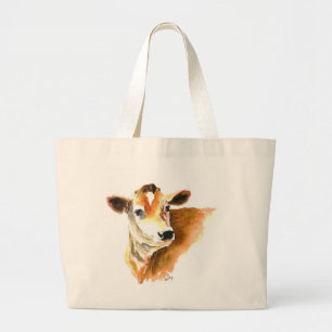 la bolsa de asas de la cara de la vaca