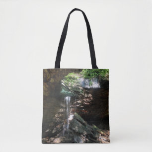 La bolsa de asas de la cascada de la cueva