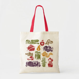 La bolsa de asas de la celebración de la comida