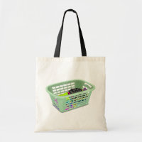 La bolsa de asas de la cesta de lavadero