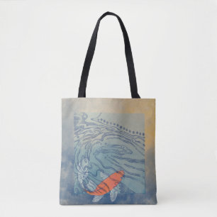 La bolsa de asas de la charca de Koi