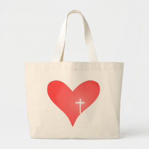La bolsa de asas de la cruz/del corazón
