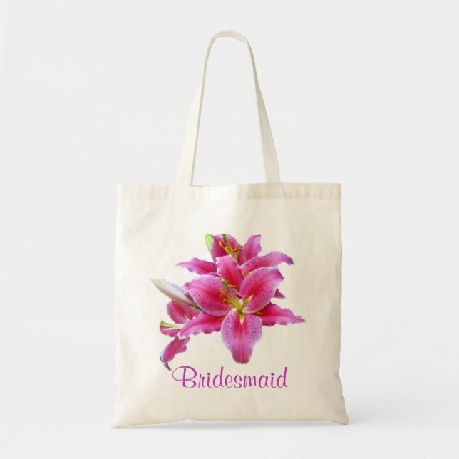 La bolsa de asas de la dama de honor del lirio (Frente)