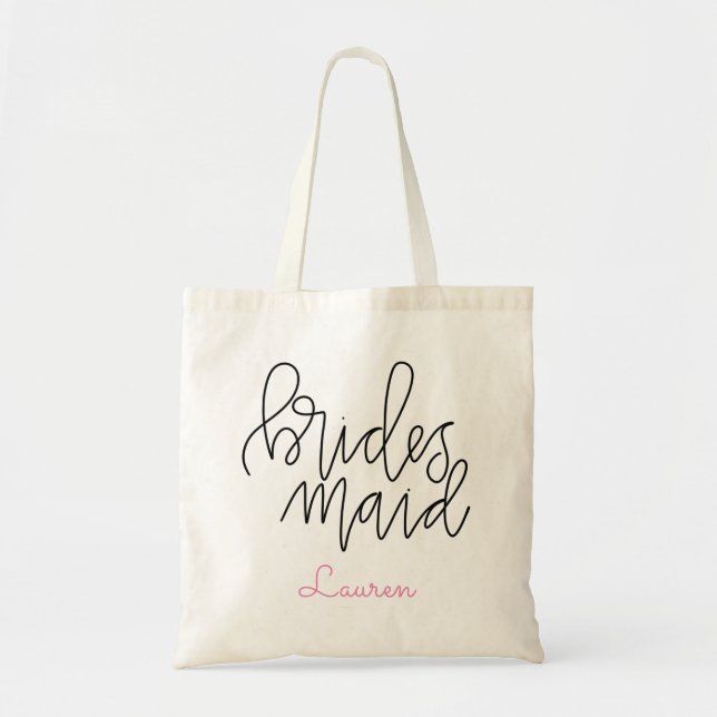 La bolsa de asas de la dama de honor - diseño (Frente)
