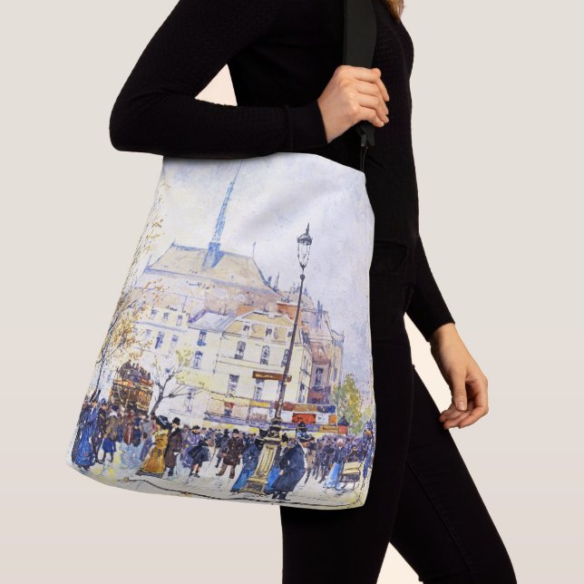 La bolsa de asas de la escena de la calle del (Detalle)