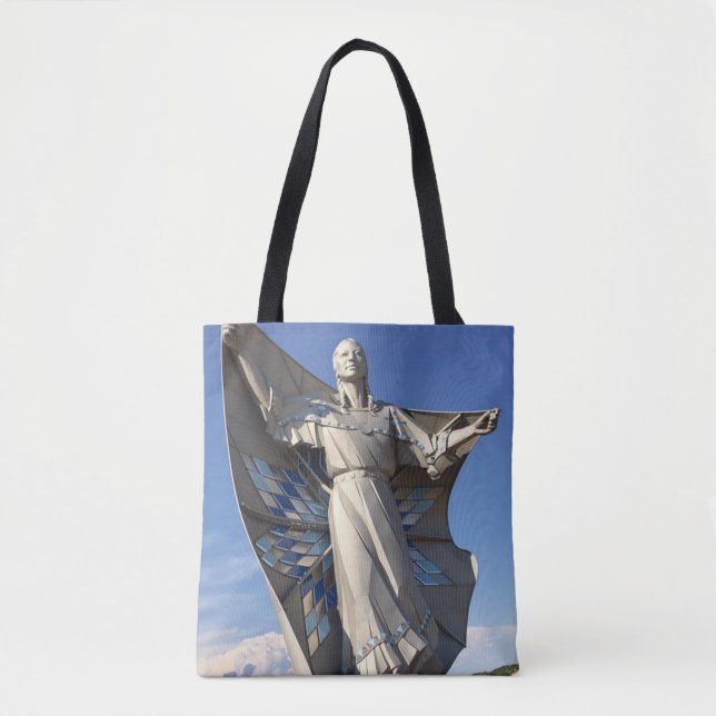 La bolsa de asas de la estatua de la mujer del (Anverso)