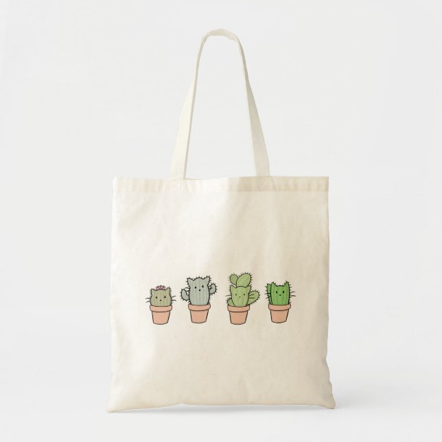 La bolsa de asas de la familia de cactus (Frente)