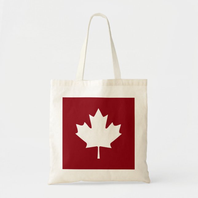 La bolsa de asas de la hoja de arce de Canadá (Frente)