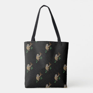 La bolsa de asas de la impresión de la pereza