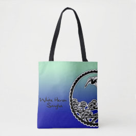 La bolsa de asas de la impresión del personalizado