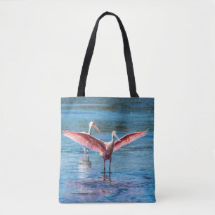 La bolsa de asas de la impresión del Spoonbill