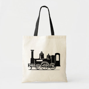La bolsa de asas de la locomotora de vapor