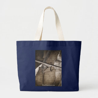 La bolsa de asas de la lona con el violoncelo