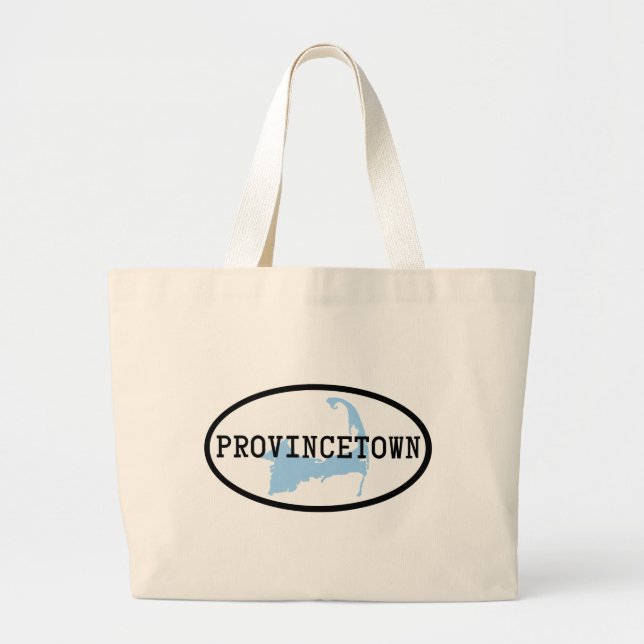 La bolsa de asas de la lona de Provincetown (Frente)